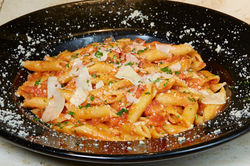 Penne with Tomato Cream Sauce