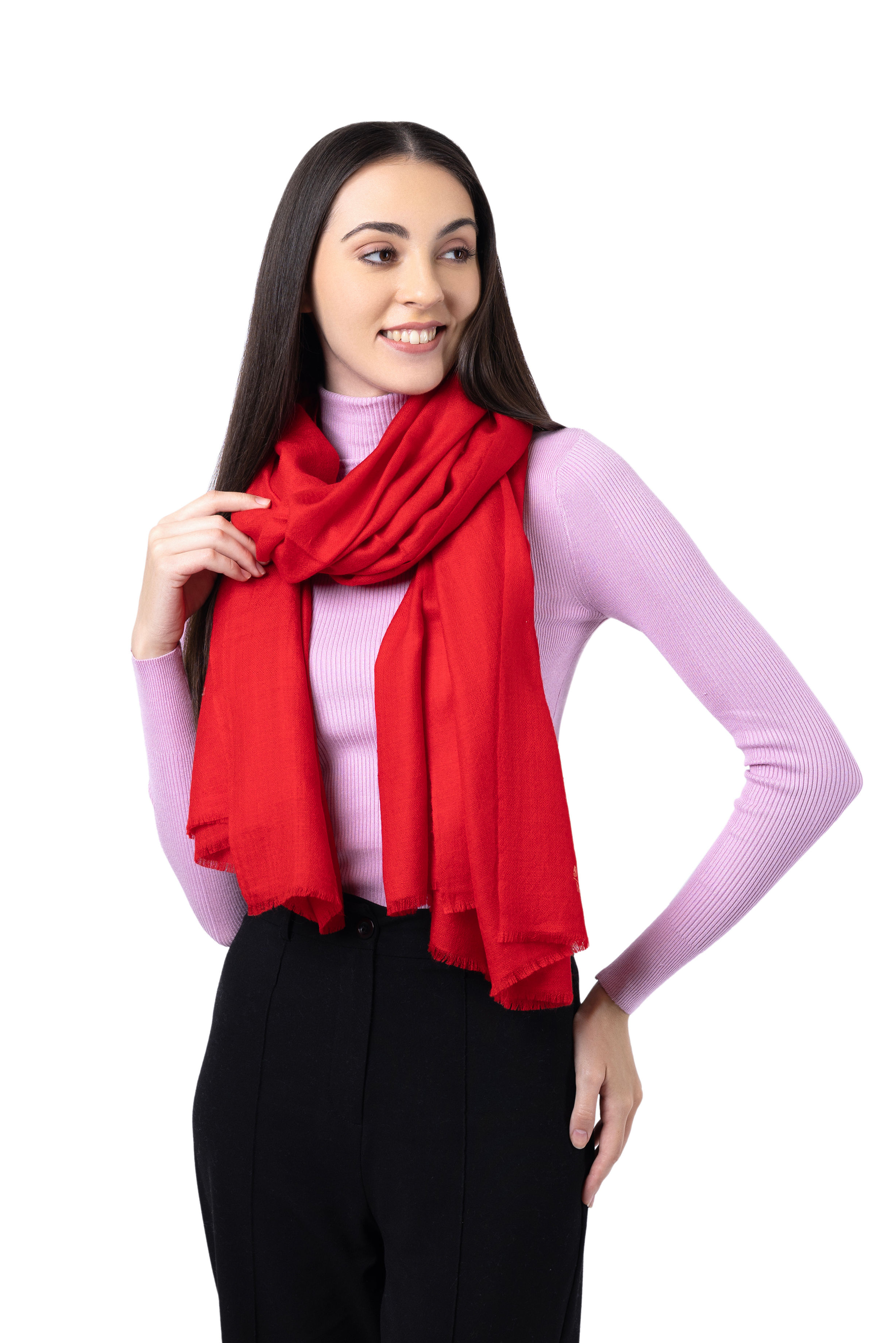 Red Cashmere Shawl
