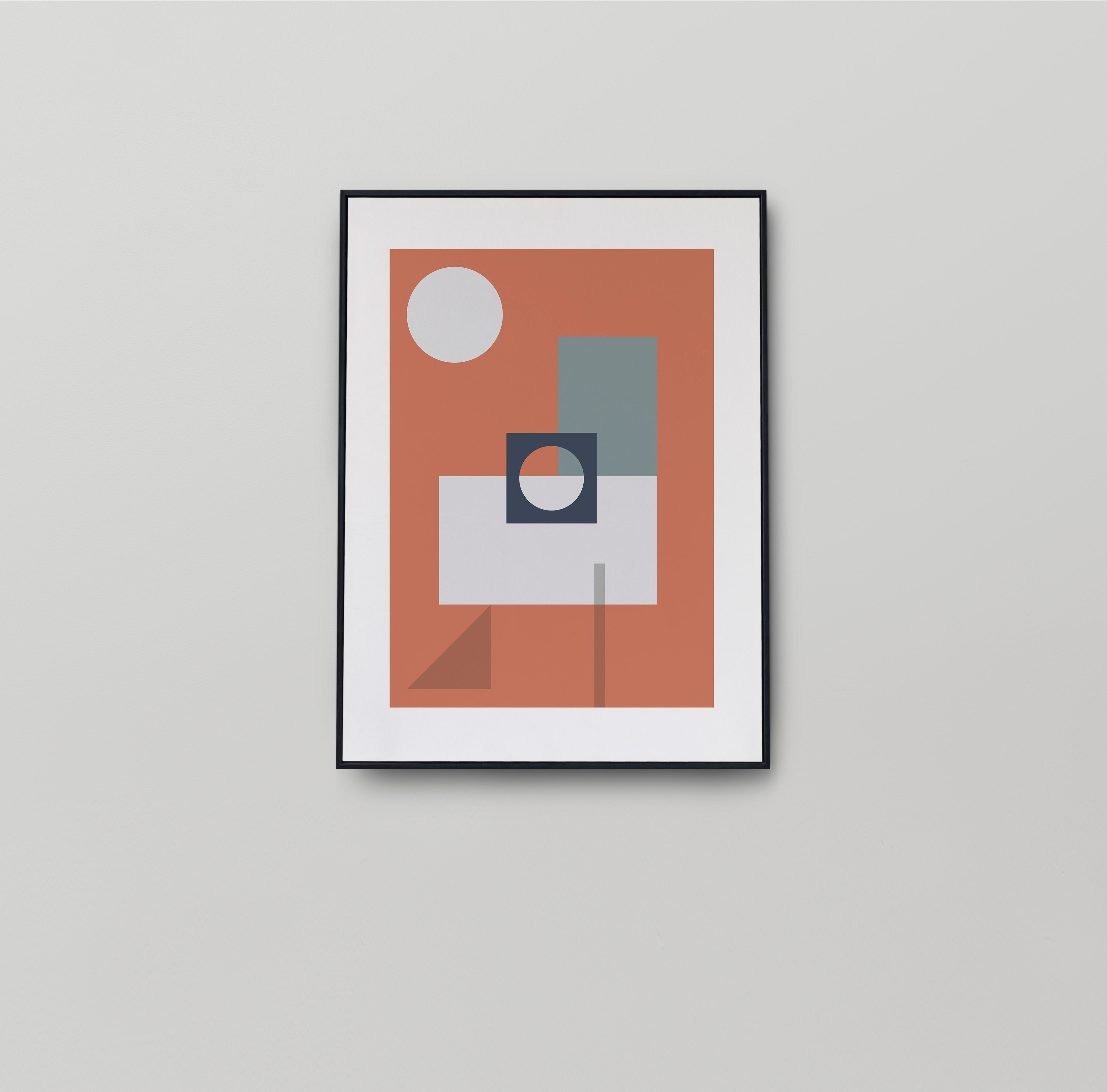 Geometric Shapes Summer-2 Series Premium Poster