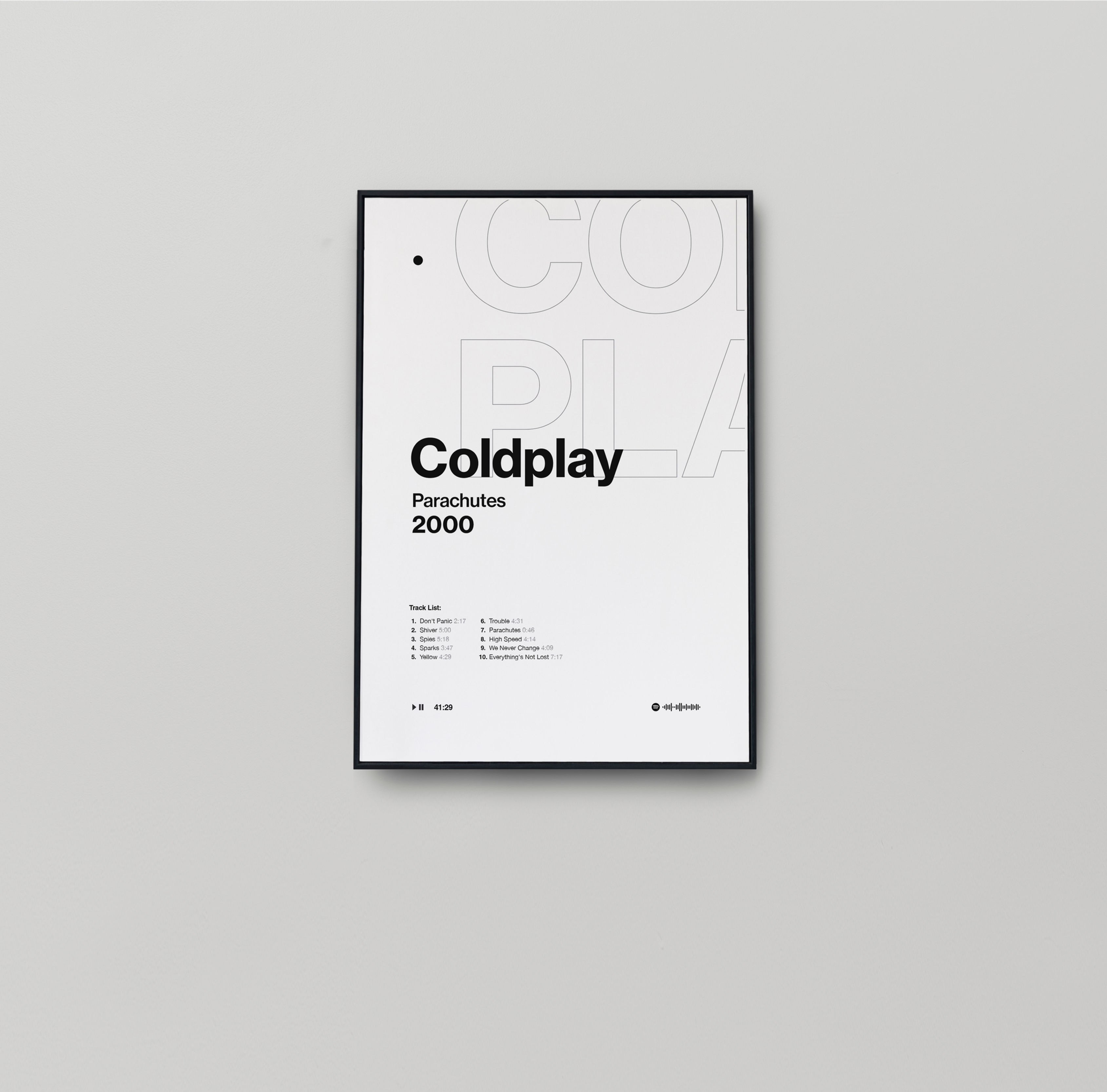 Coldplay Album Poster