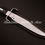 Thumbnail: Custom Made Forged Spring Steel Hells Belle Sharp Swedge REPLICA In 8mm Spine