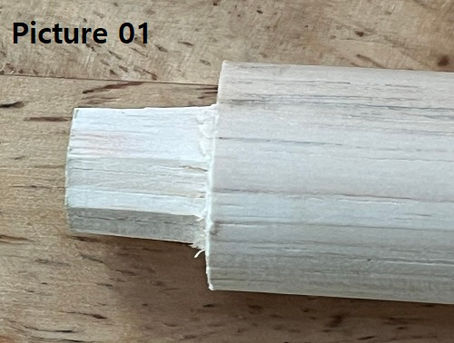 Fitting a Damascus Steel Ferrule to a Hickory Dowel Shaft