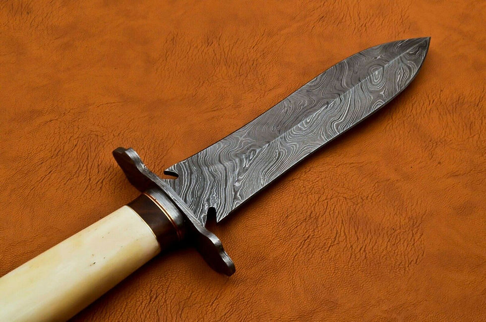 Thumbnail: Double Edged Damascus Dagger
