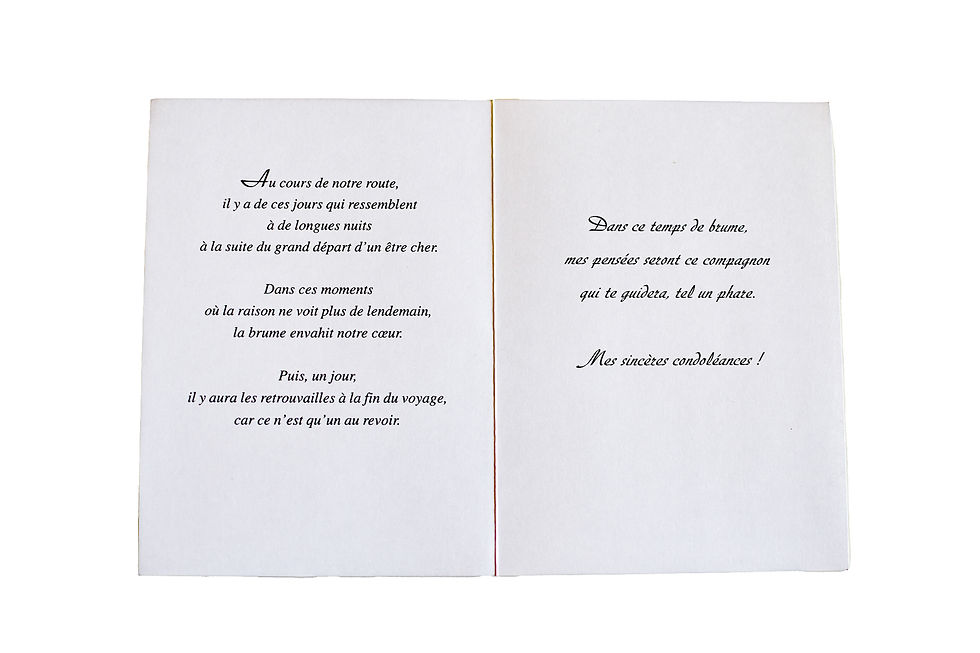 Miniature : Cartes de souhaits "Les mots du coeur"