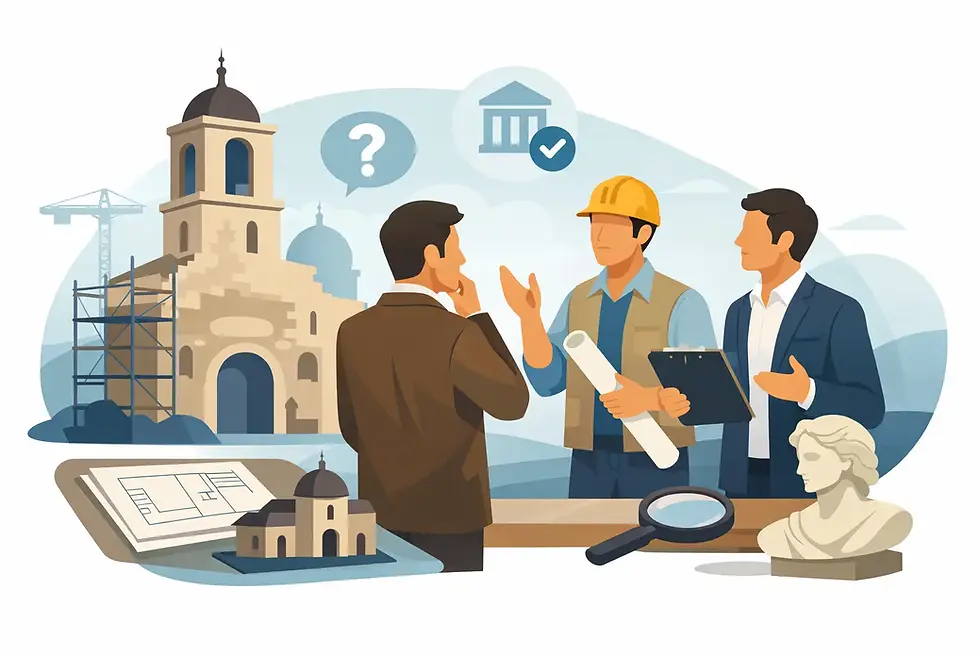 Restaurateur patrimonial : choisir le bon expert