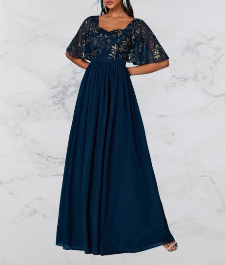 Robe soirée Marine T 44