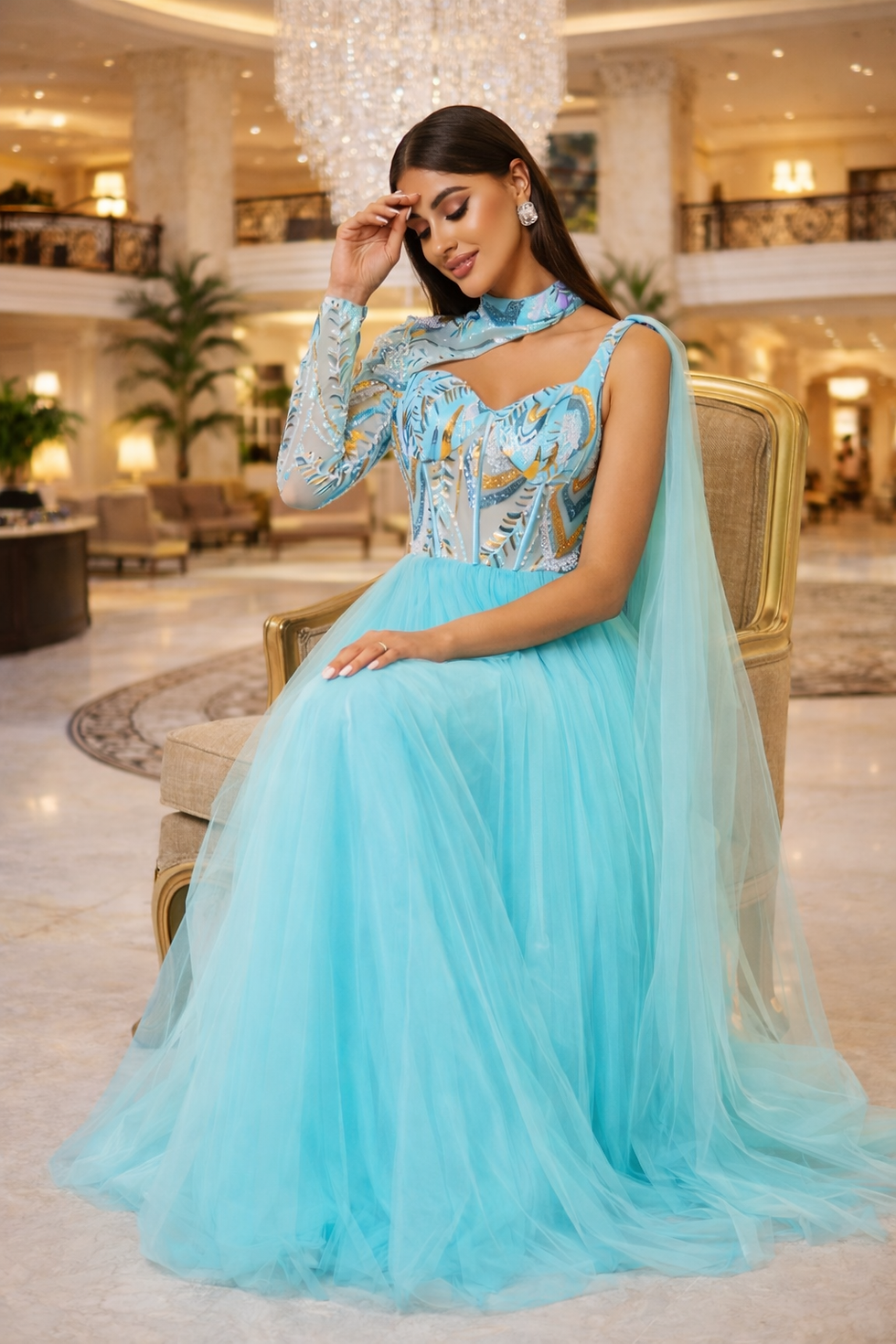 Miniature : Robe soirée Olympe T 36 
