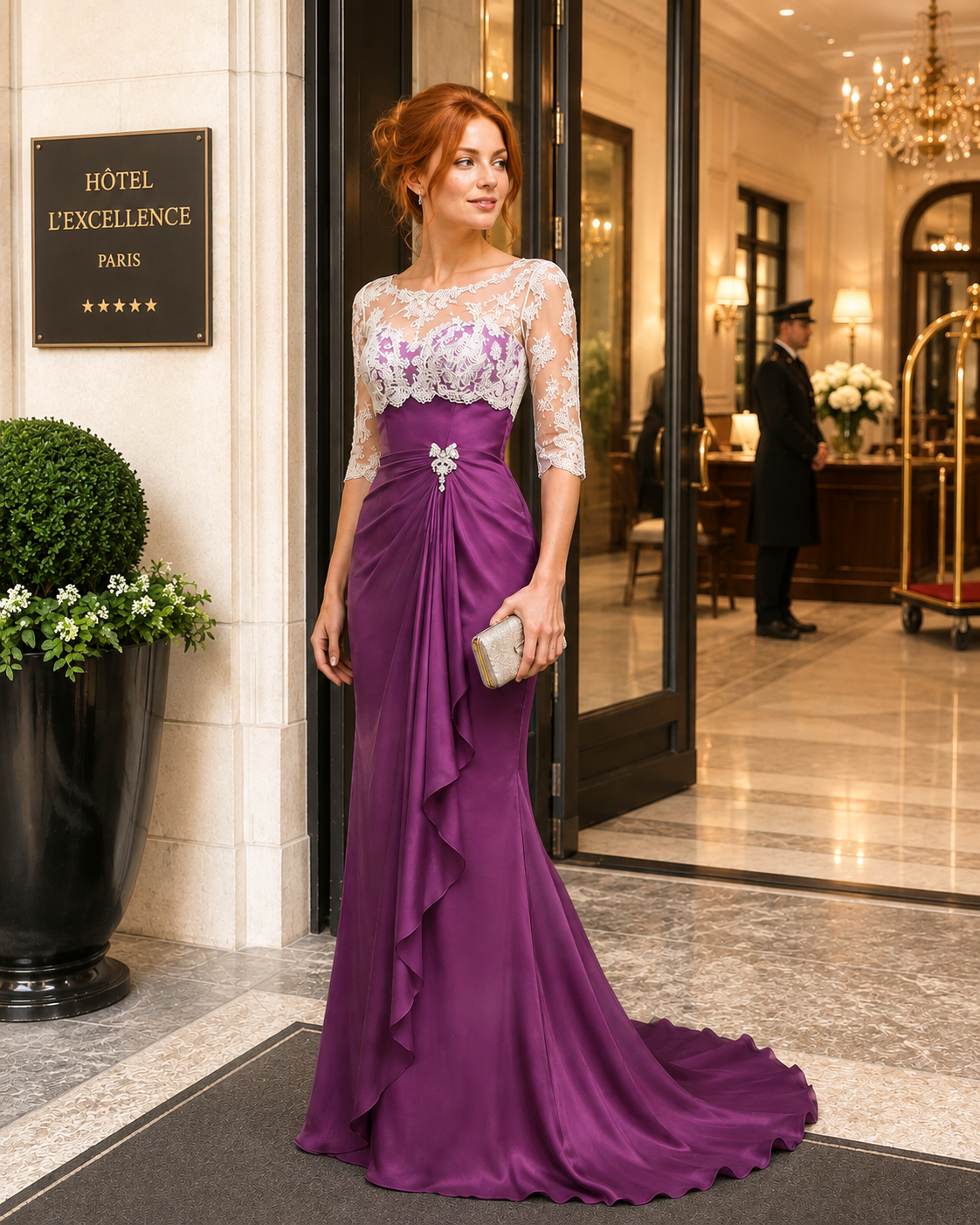 Robe soiree Suzanne T 38