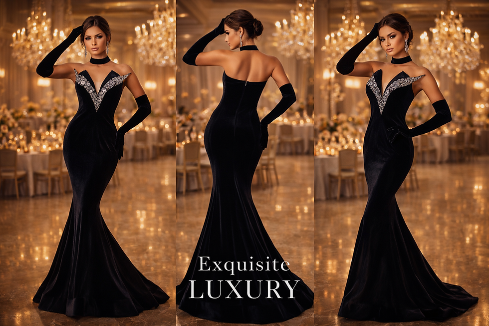 Miniature : Robe soirée Adèle T 38 
