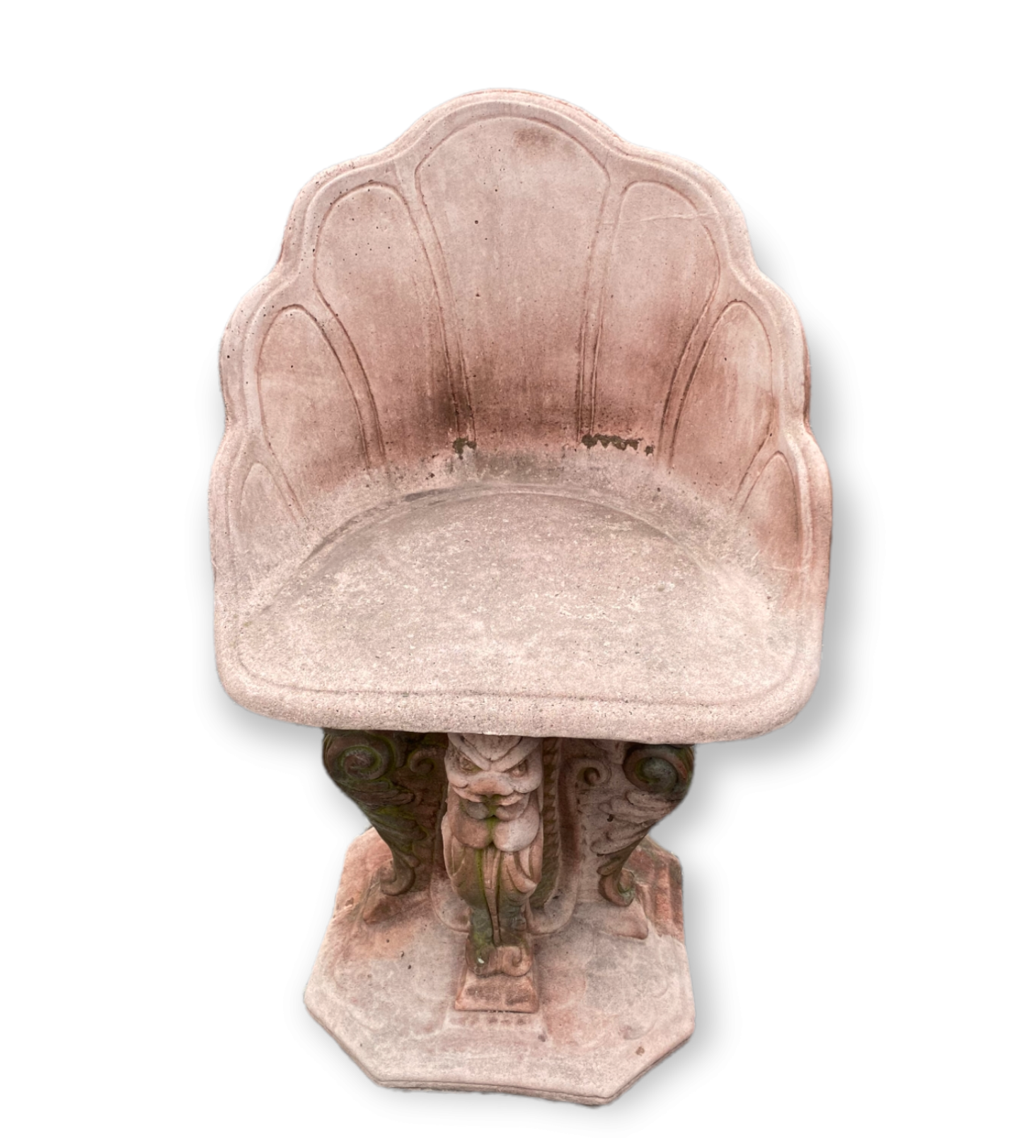 Antique Concrete Garden Chair