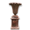 Thumbnail: Red Antique Concrete Urn Planter with Concrete Base