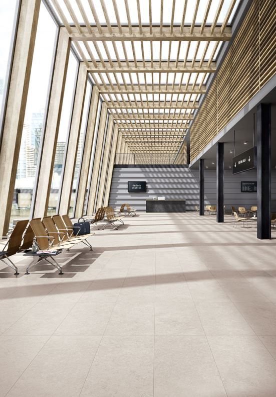 Thumbnail: 24"X24" LIVINGSTYLE CREAM PORCELAIN TILE - 16 sq.ft/box