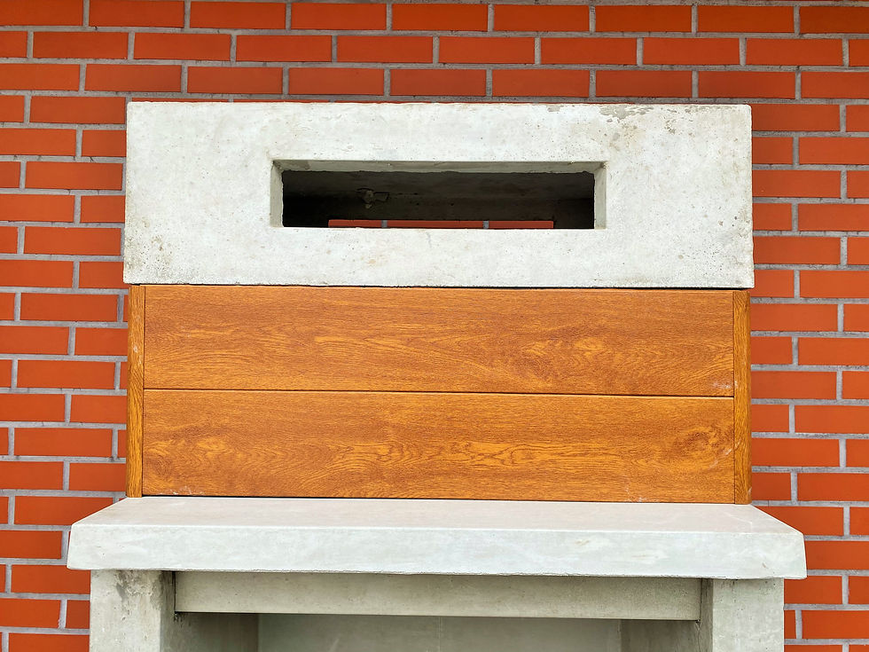 Miniatura: Barbacoa de cemento de PVC