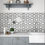 Thumbnail: GEORAMA NERO GEOMETRIC TILE - 9.9 sq.ft/box