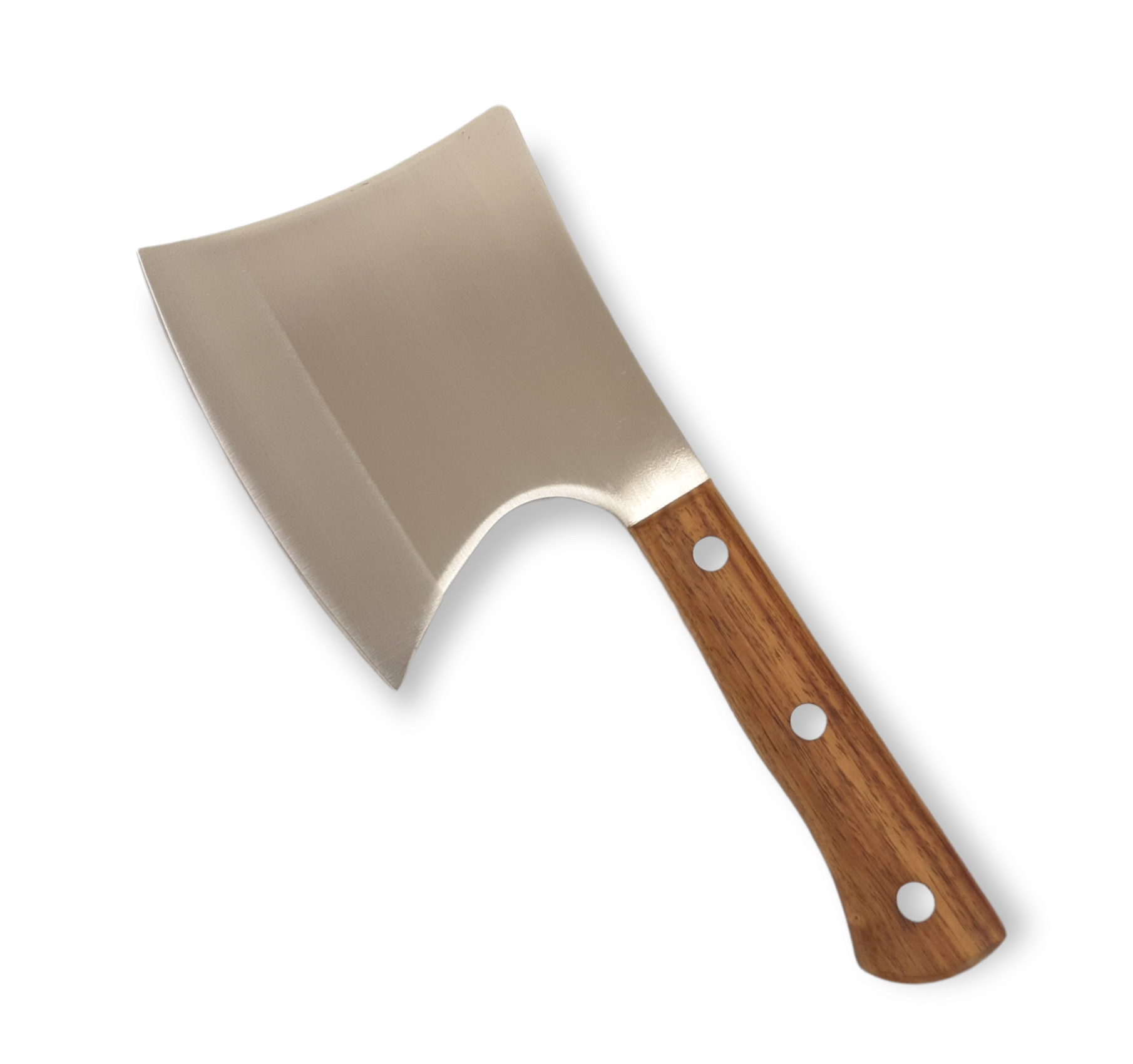 6" Stainless Steel Meat Cleaver with Solid Wood Handle