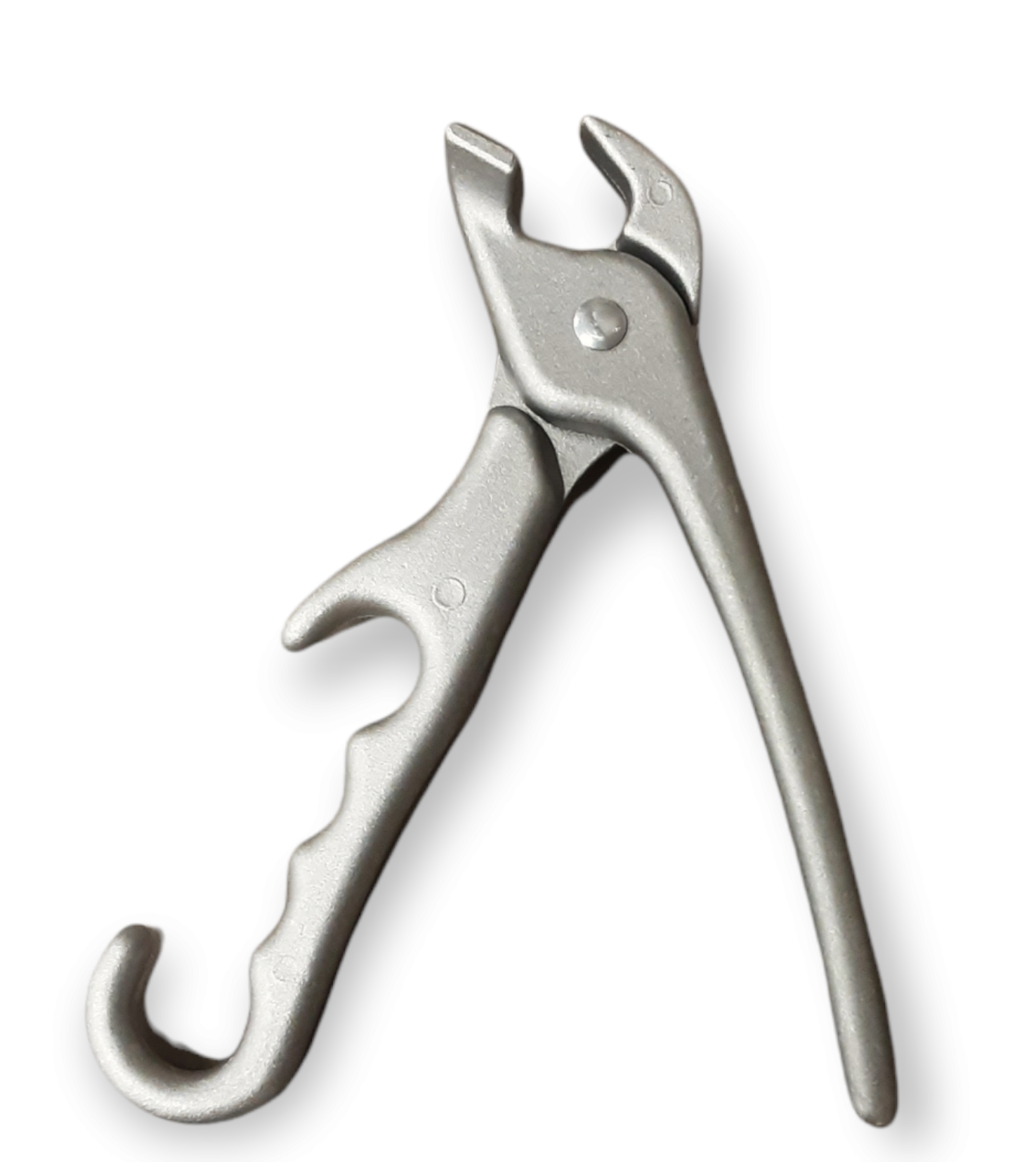 Pinza de molde para pizza de aluminio fundido de 8 1/8"