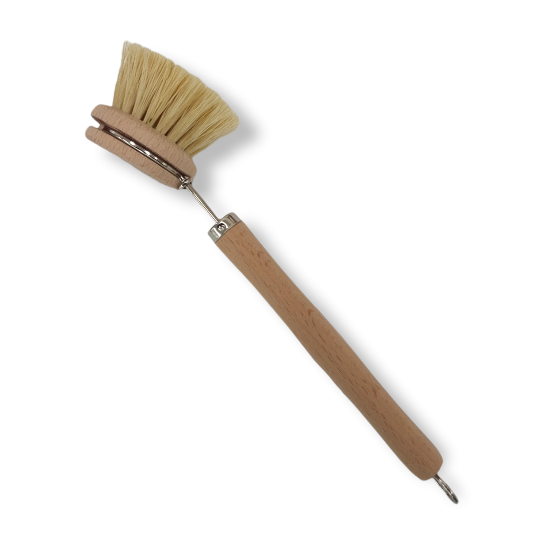 8 1/2" - Natural Dish Brush with Wood Handle