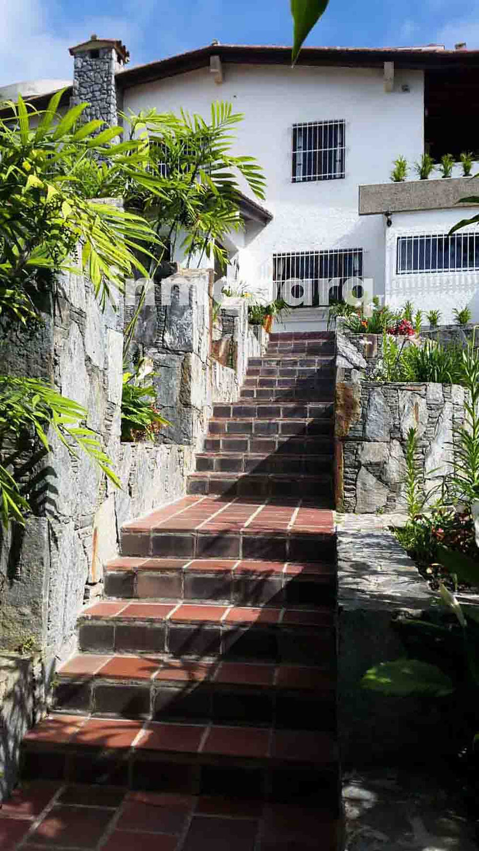 Escalera entrada de la casa