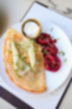 Mlyntsi with House-Cured Gravlax