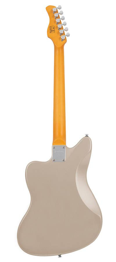 Thumbnail: GUITARE ELECTRIQUE SIRE J5 CHAMPAGNE GOLD METTALIC