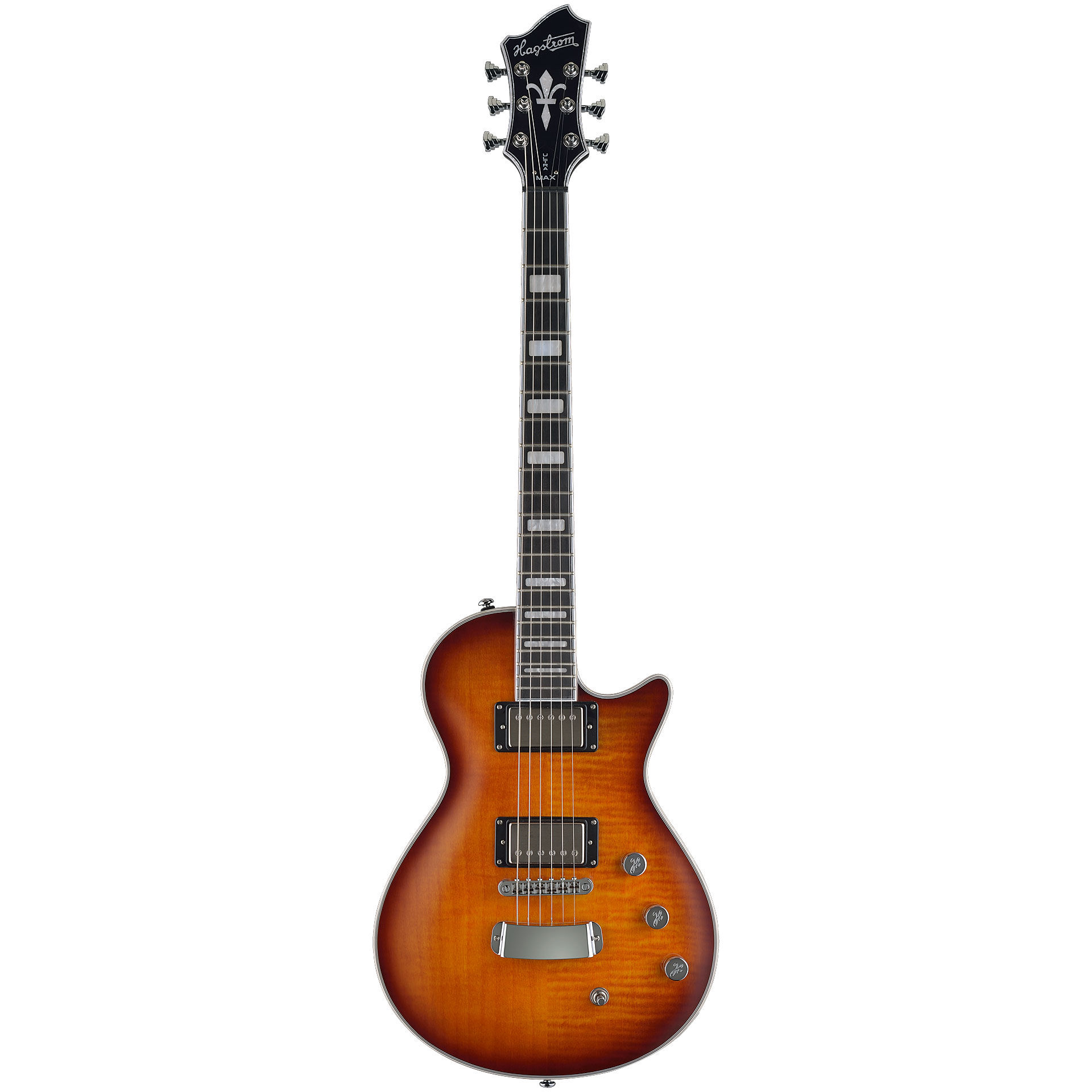 GUITARE ELECTRIQUE HAGSTROM ULTRA MAX GOLDEN EAGLE BURST