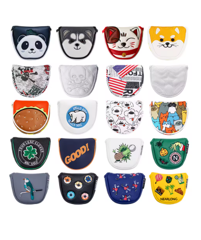 Golf mallet putter cover