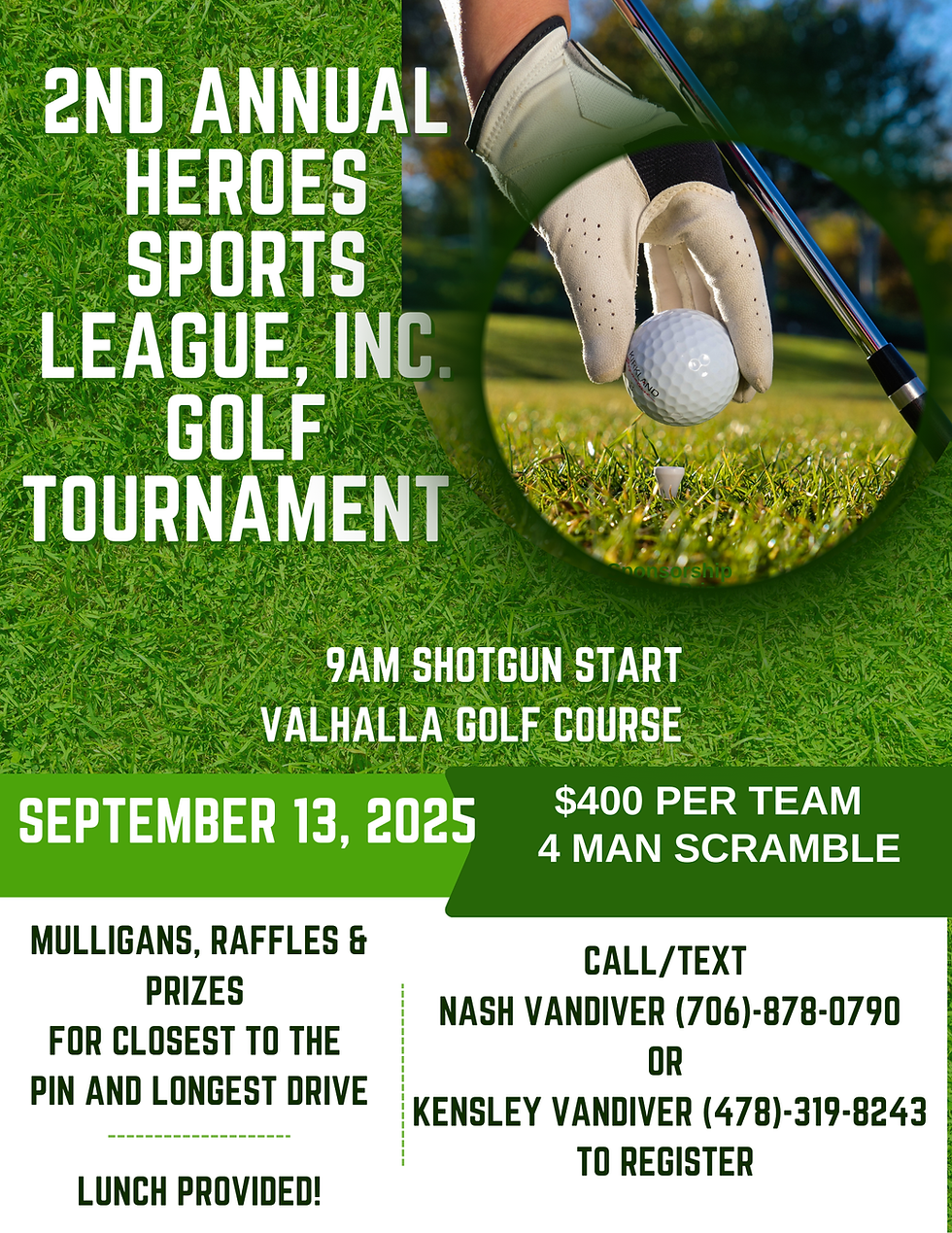 2nd Annual Heroes Sports League, Inc. Golf Tournament