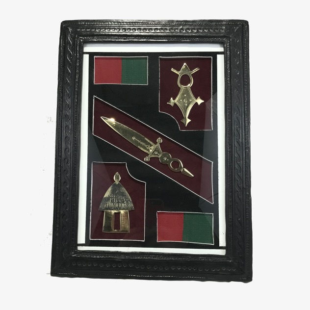 Thumbnail: Small African Framed Artwork
