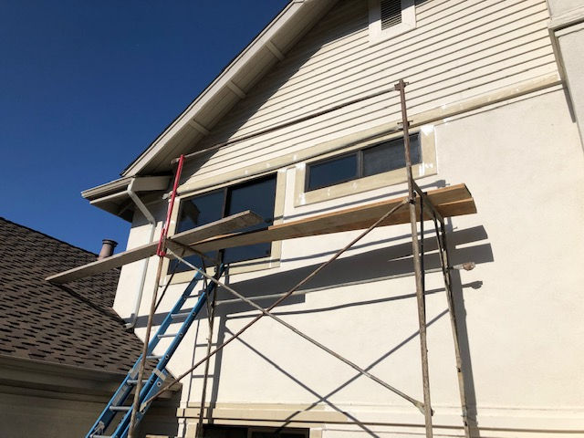 Milgard Ultra Fiberglass Bark Exterior Nail on Application