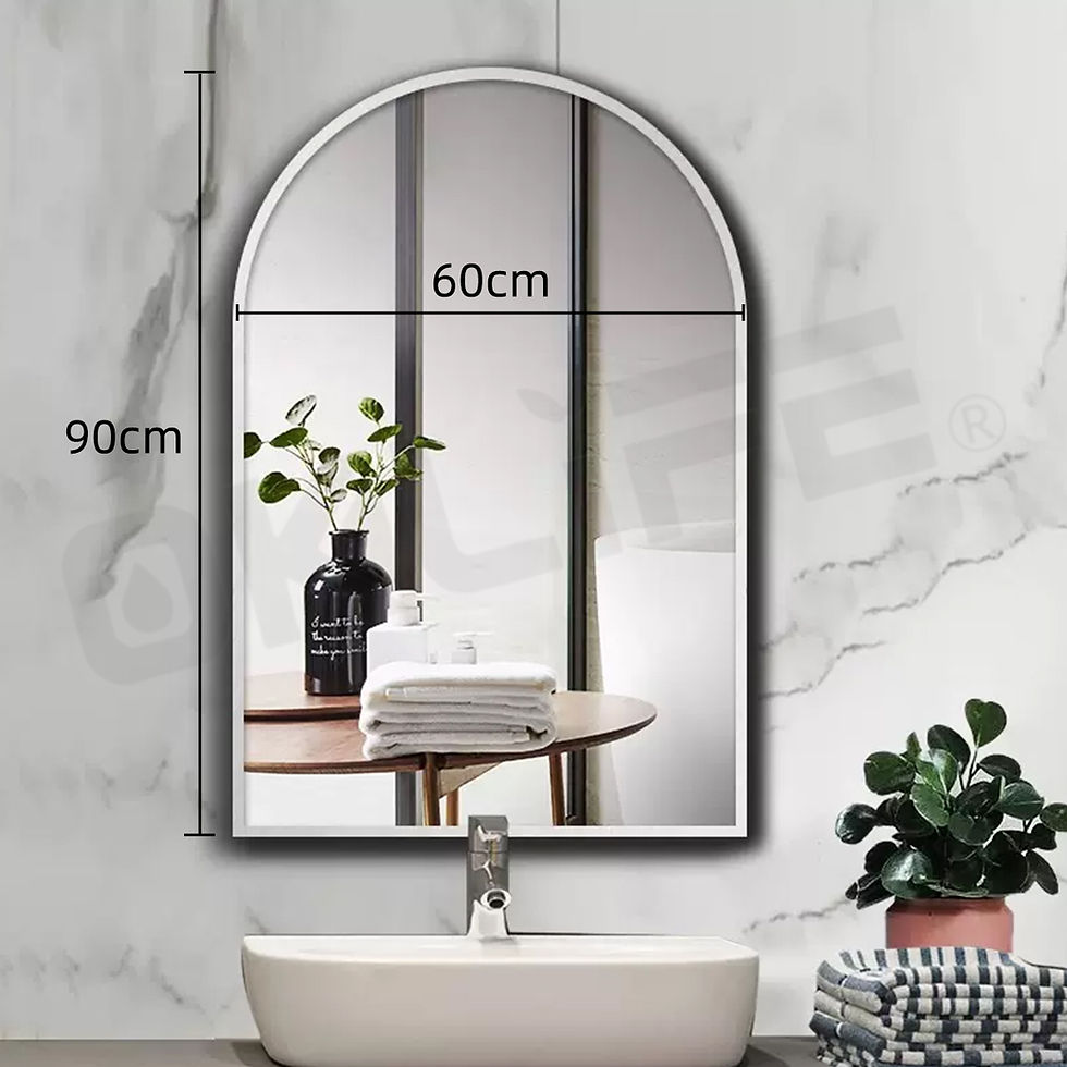 Thumbnail: [OKLIFE®]Wall Bathroom Mirror Arch Makeup Mirror