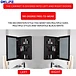 Aluminium Frameless Mirror Cabinet - 40 × 60 / 50 × 70 cm view 4