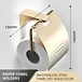 Stainless Steel Bathroom Towel Rack - Gold view 7