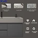Bathroom Vanity Cabinet with Basin view 6