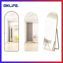 Aluminium-Framed Full-Length Mirror