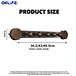 Walnut-Finish Bathroom Suction Cup Hook view 7