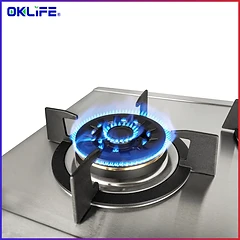 EF EFH 2763 WT VSB 2-Burner Built-In Stainless Steel Gas Hob alternate view