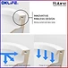 Rubine [PN-105] Stone Marble Rimless One-Piece Toilet view 6