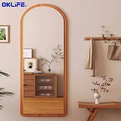 Chinese-Style Full-Length Floor Mirror alternate view