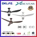 BESTAR Razor DC Ceiling Fan with LED Light - 46 / 54 in view 1