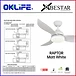 BESTAR Raptor DC Ceiling Fan - 33 / 38 / 48 in view 5
