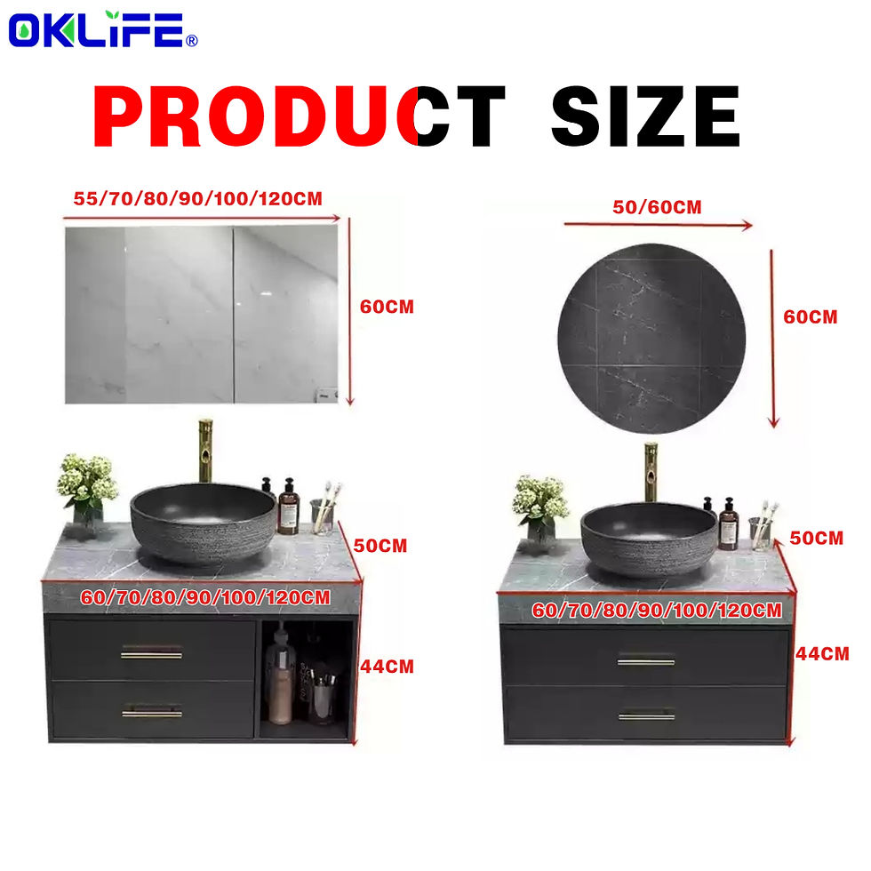 Thumbnail: [OKLIFE®]Luxury  Bathroom Cabinet Sets