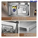 SUS 304 Stainless Steel Nano Sink - Silver view 3