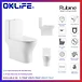 Rubine PF-106 One-Piece Toilet with Soft-Close Seat view 1