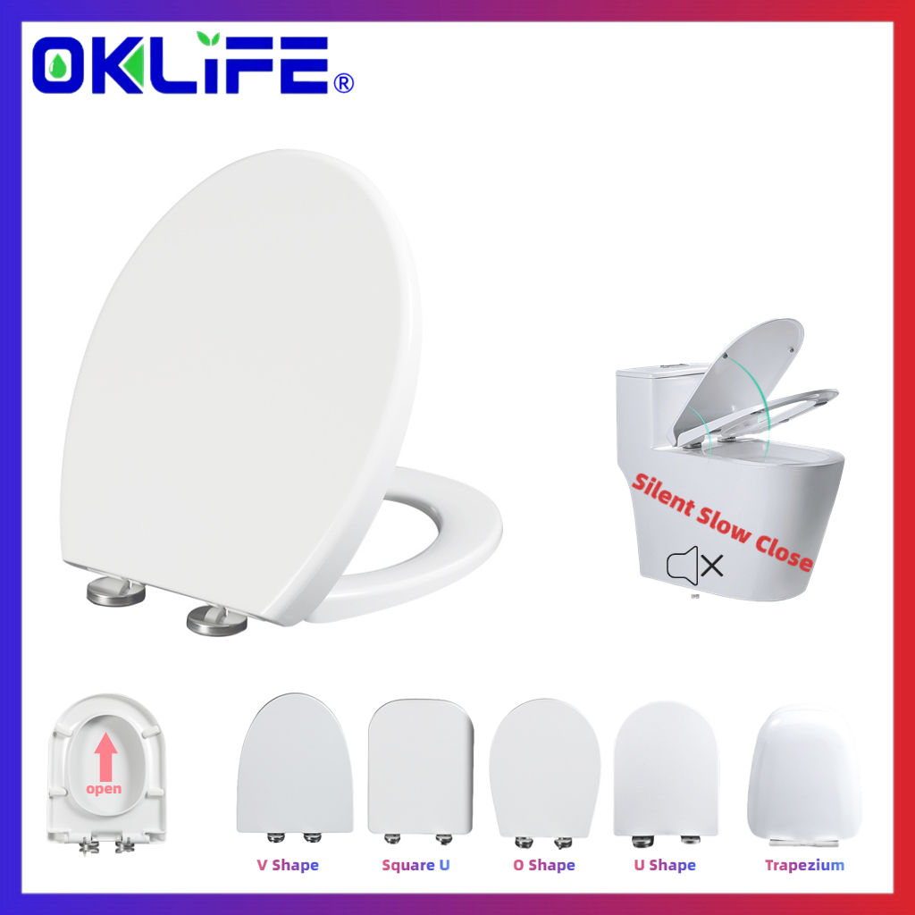 [OKLIFE®]Silent Toilet Seat Cover Toilet