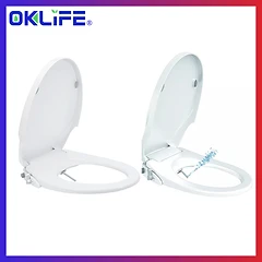 Dual-Nozzle Manual Bidet Toilet Seat