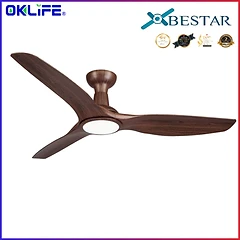 BESTAR Sleek Wi-Fi DC Ceiling Fan - 48 / 60 in alternate view