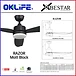 BESTAR Razor DC Ceiling Fan with LED Light - 46 / 54 in view 4