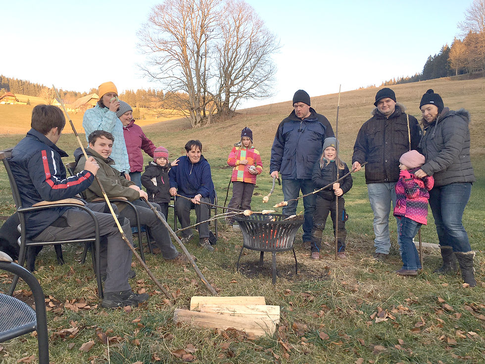 Wintergrillen ohne Schnee