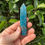 Miniature : Pointe Apatite bleue