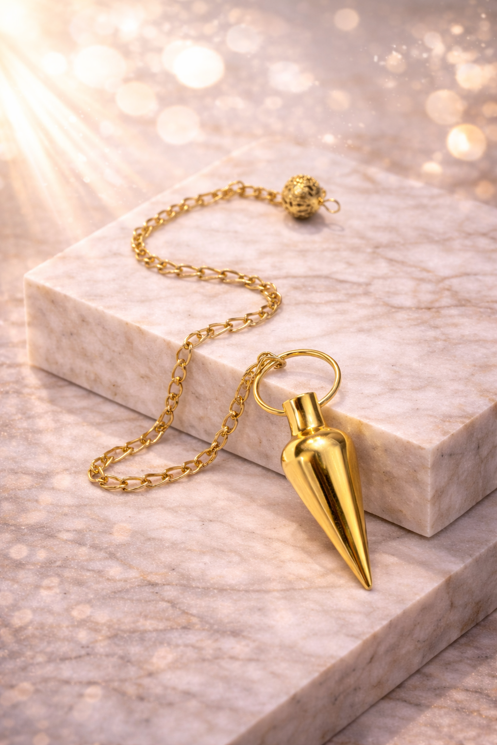 Pendule conique en laiton